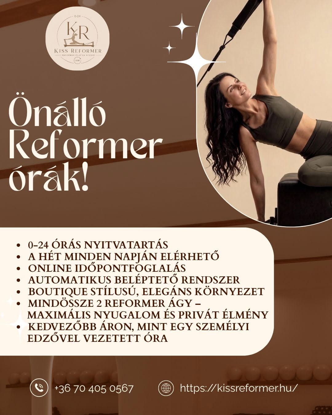 Önálló reformer órák